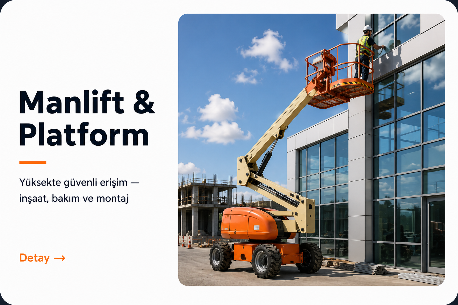 Manlift ve platform kiralama